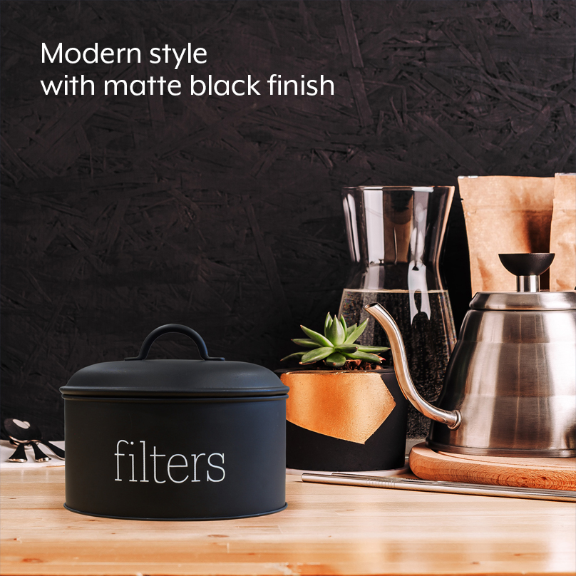 Enamel Basket Coffee Filter Holder, Rustic Farmhouse Storage Container - Picture 11 of 22